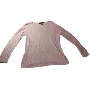 Forever 21 Women's Size S Pink Boat Neck Lightweight Sweater Cozy Pastel